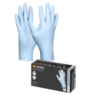 Nitrilové rukavice GEBOL modré, bezpudrové, veľkosť L, 100 ks - ZdravotneTesty.sk