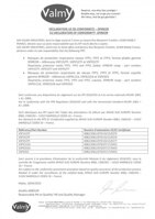 Respirátor FFP3 bez výdychového ventilu VALMY - ZdravotneTesty.sk Respirátor FFP3 bez výdychového ventilu VALMY - certifikát