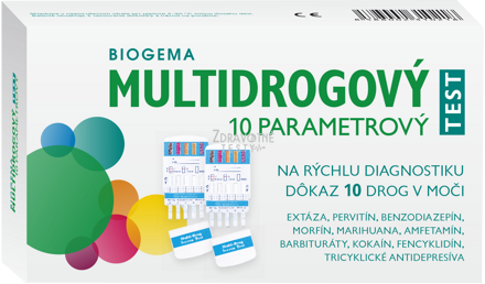 Multidrogový TEST - 10 parametrový