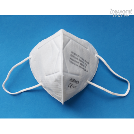 Respirátor FFP2 AIBANA - pohľad spredu