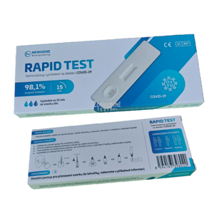 Certifikovaný slinový antigénový test NewGene COVID-19